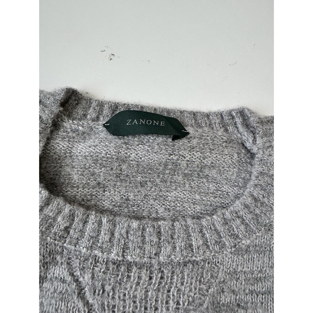 Zanone Mens Grey Knitwear Size 50 - Picture 2 of 8